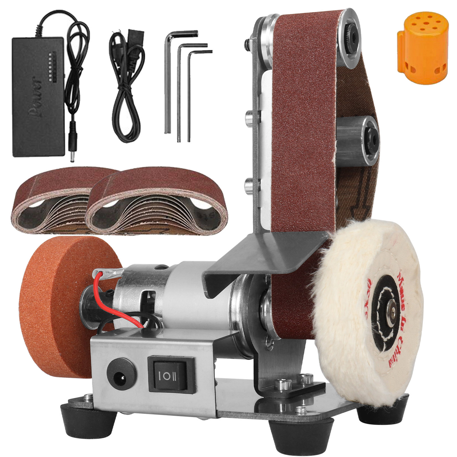 Belt Sander Portable - Mini Speed Regulating Electric Belt Sander