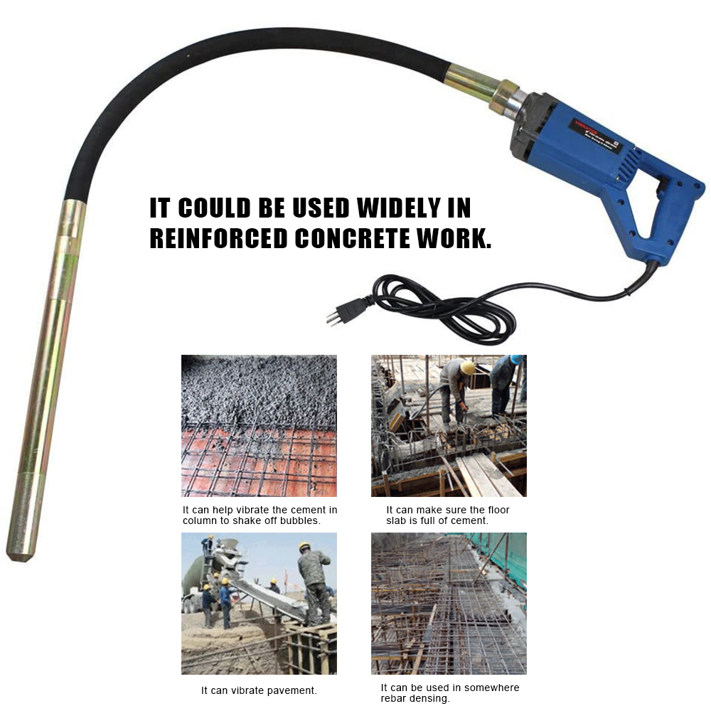 Power Tools Construction - Electric Handhled Concrete Vibrator Tool Cement