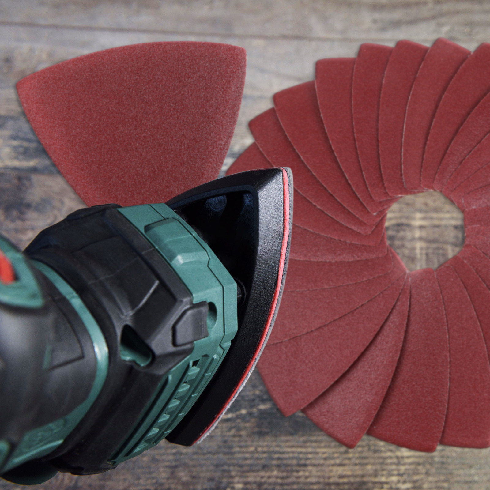 100Pcs Triangle Sanding Pads M - Oscillating Multi Tool 评论和价格