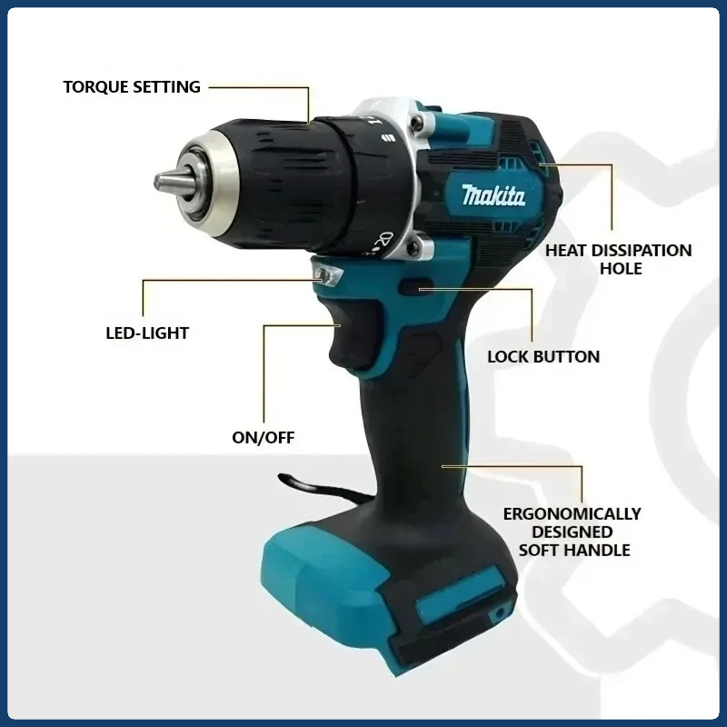 Makita Power Tool DHP487 brush - Power Tools Excel 评论和价格