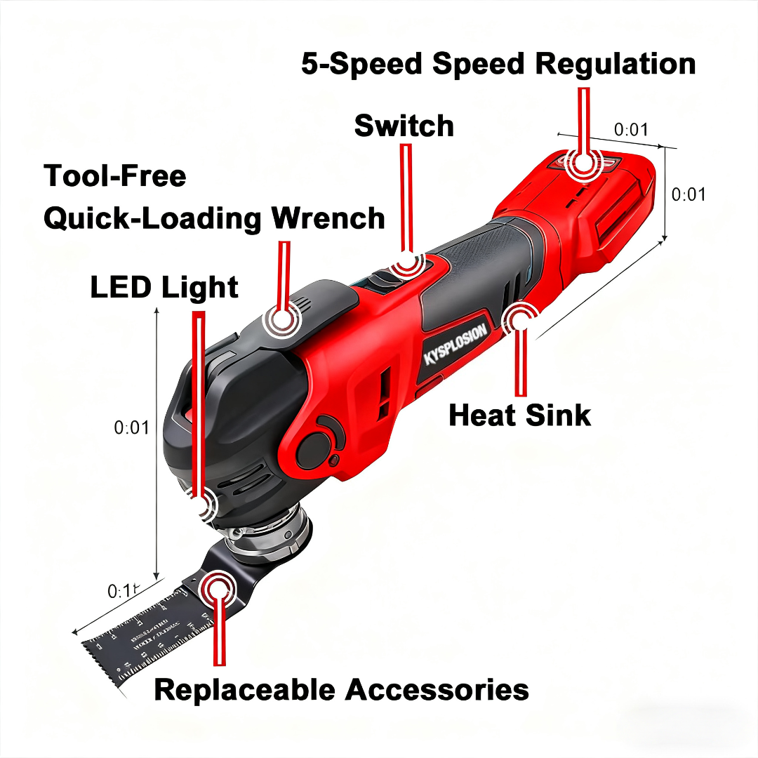 For Milwaukee M18 Battery 5-Sp - Oscillating Multi Tool 评论和价格