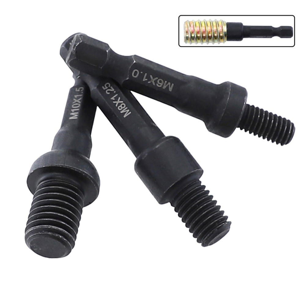 3Pcs Socket Adapter M6/M8/M10  - Power Tools Excel 评论和价格
