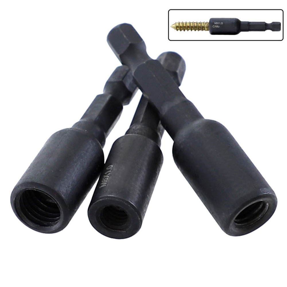 3Pcs Socket Adapter M6/M8/M10  - Power Tools Excel 评论和价格