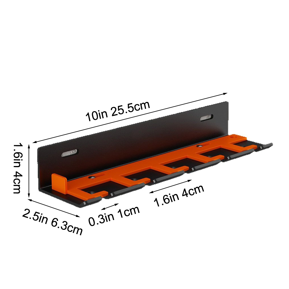 5/8 Slot Wall-Mounted Air Tool - Power Tools Organizer Diy 评论和价格