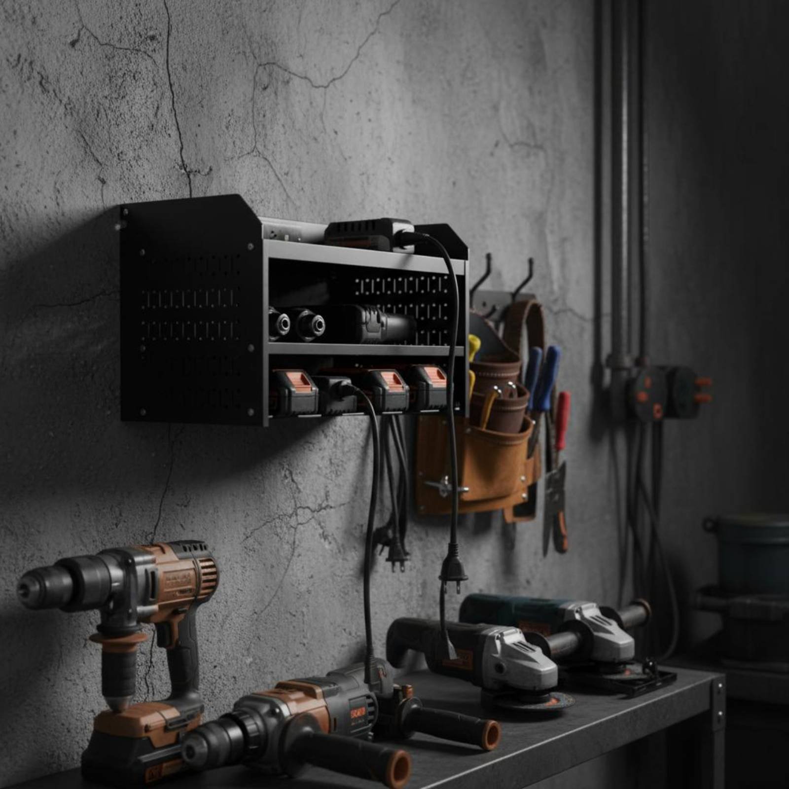 Electric Drill Organizer Charg - Power Tools Organizer Diy 评论和价格