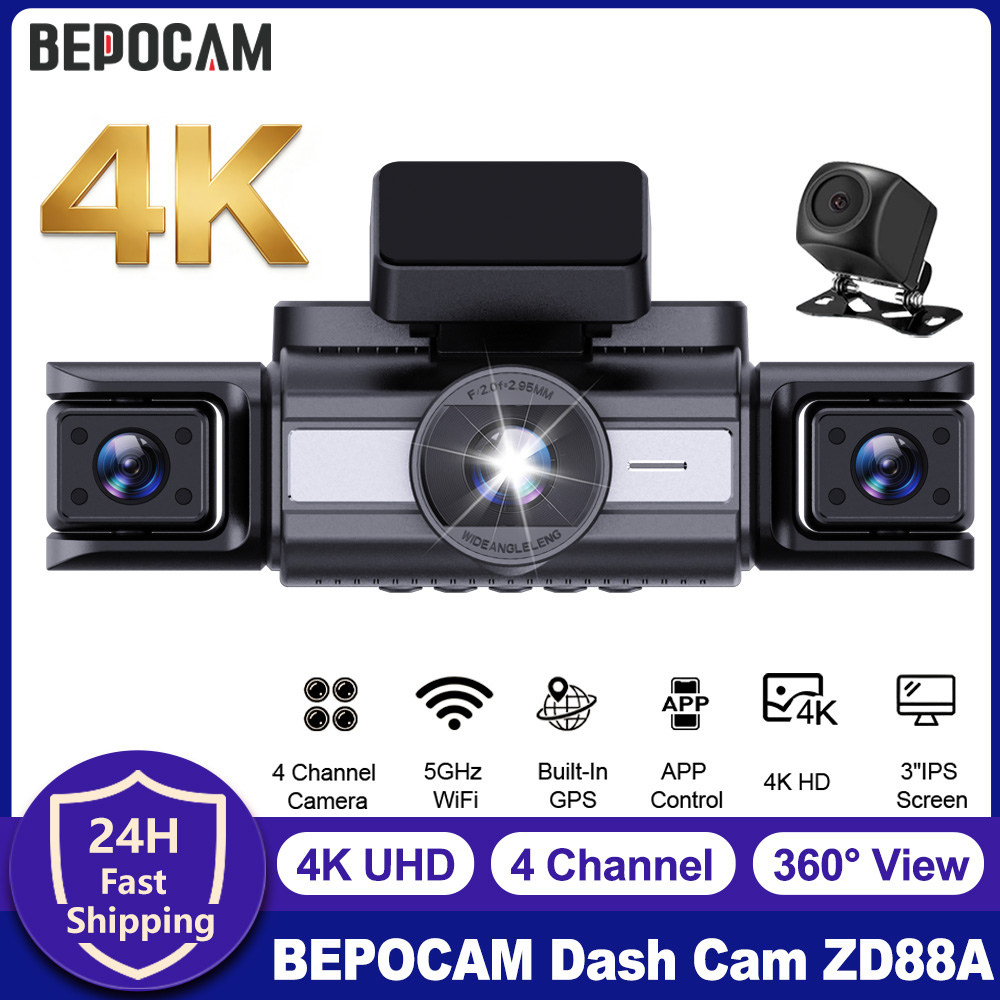 BEPOCAM 4 Channel Dash Cam 4K  - Power Tools Japan 评论和价格