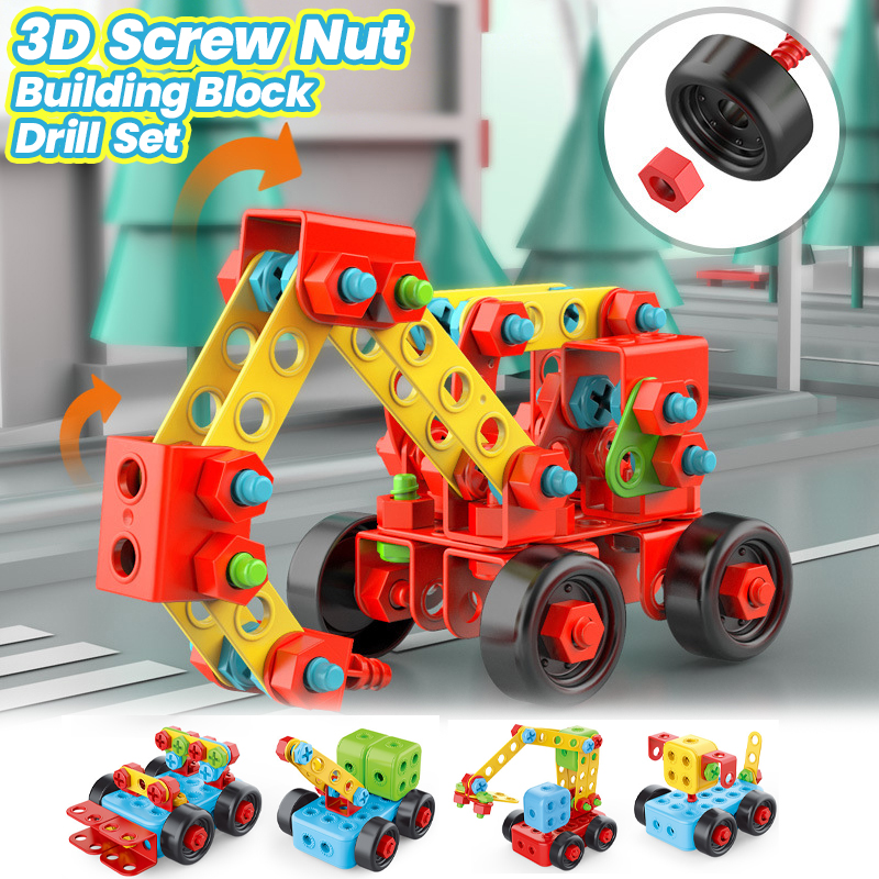 Drill Screwing Building Block  - Power Tools Construction 评论和价格