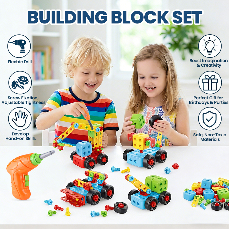 Drill Screwing Building Block  - Power Tools Construction 评论和价格