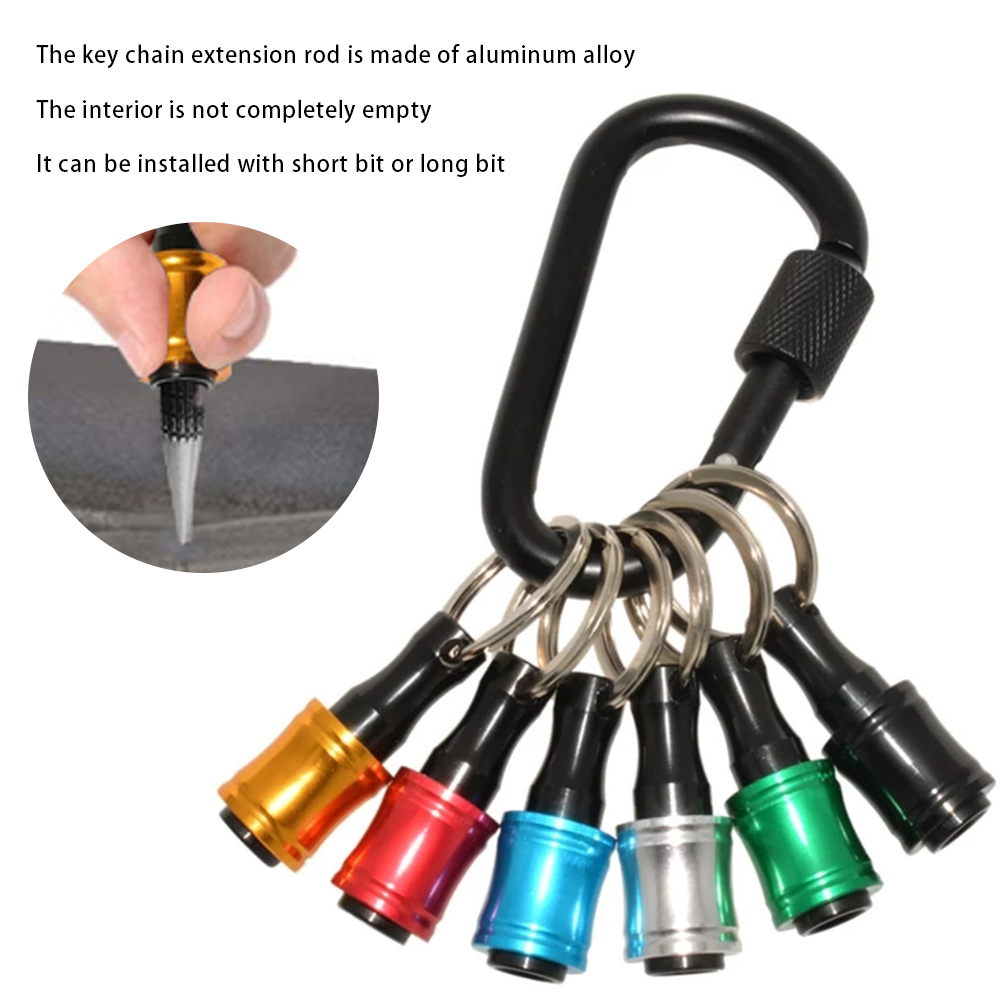 6pcs color key chain quick-cha - Power Key Tools 评论和价格