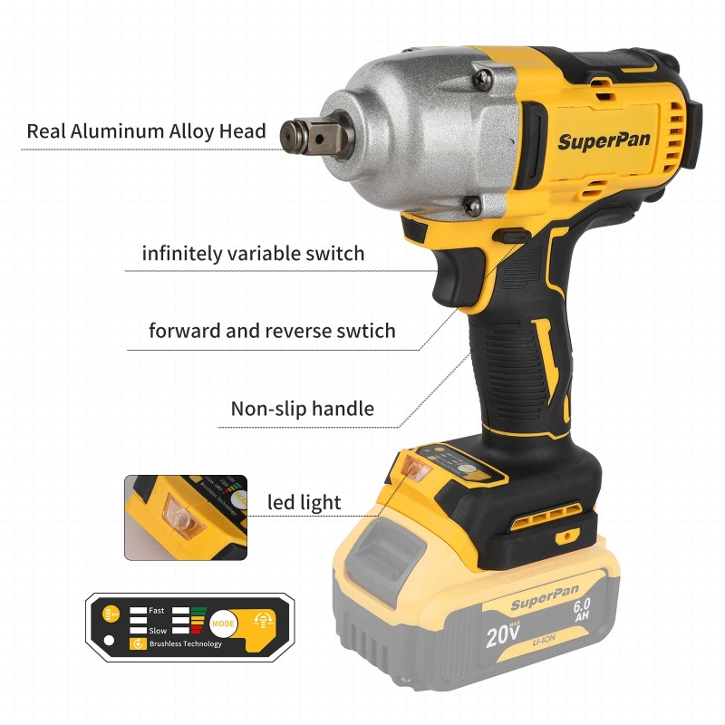 Brushless Cordless Impact Wren - Power Tools Construction 评论和价格