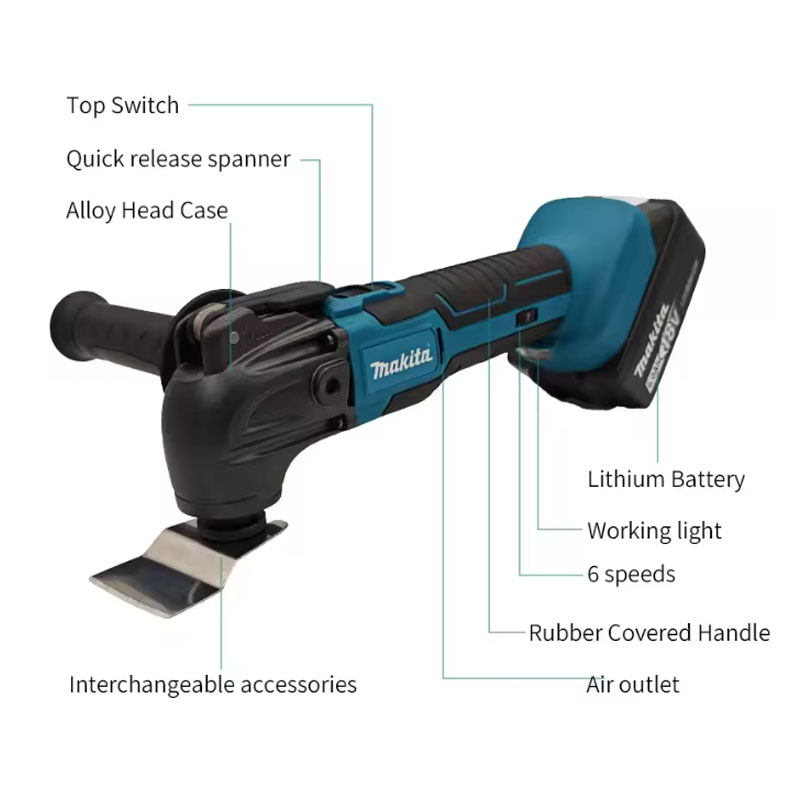 Makita 18V Brushless Quick Rel - Oscillating Multi Tool 评论和价格