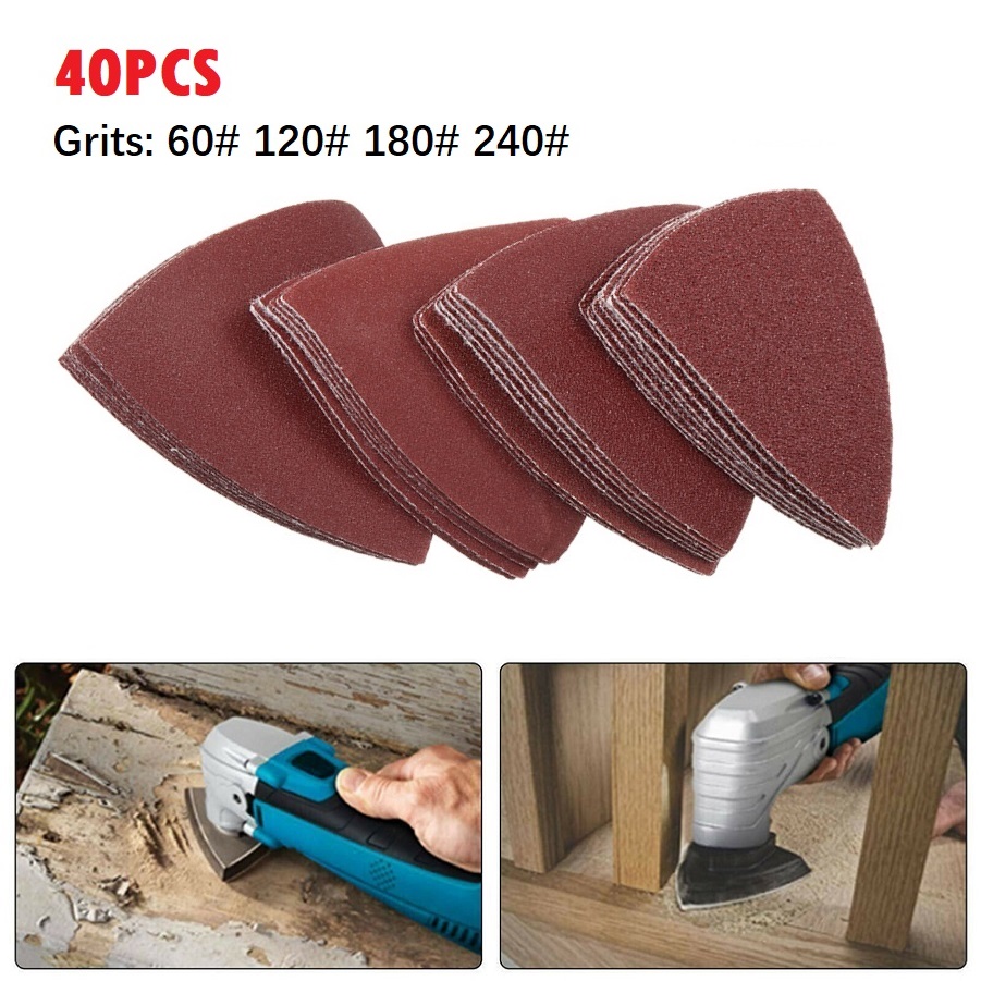 40pc Triangle Sandpaper 60/120 - Oscillating Multi Tool 评论和价格