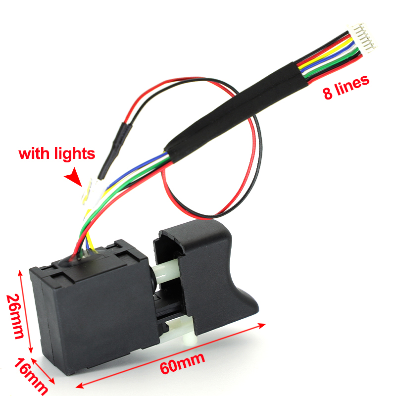 1Pcs Electric Drill Switch Adj - Power Tools Excel 评论和价格