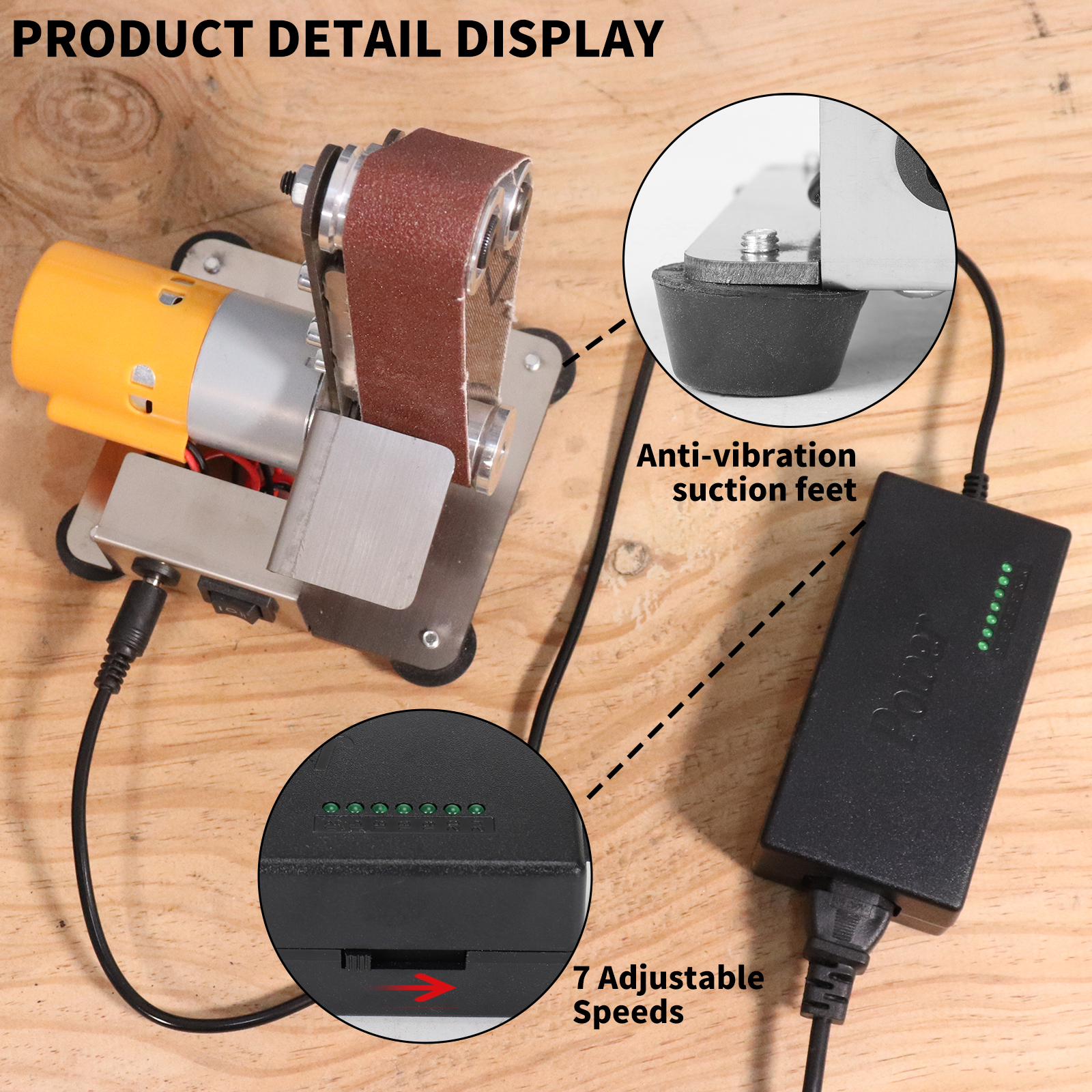 Mini Speed Regulating Electric - Belt Sander Portable 评论和价格