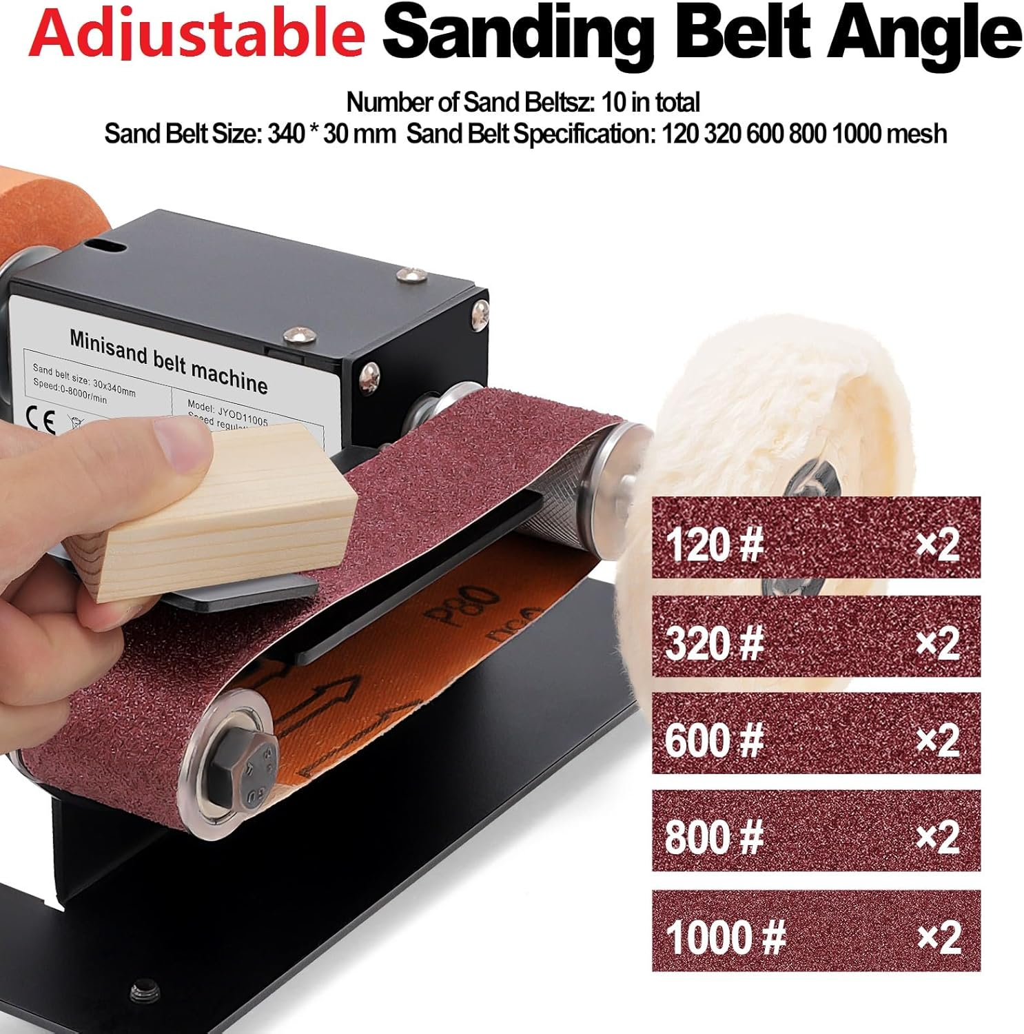 Stand Belt Sander, 350W Statio - Belt Sander Portable 评论和价格