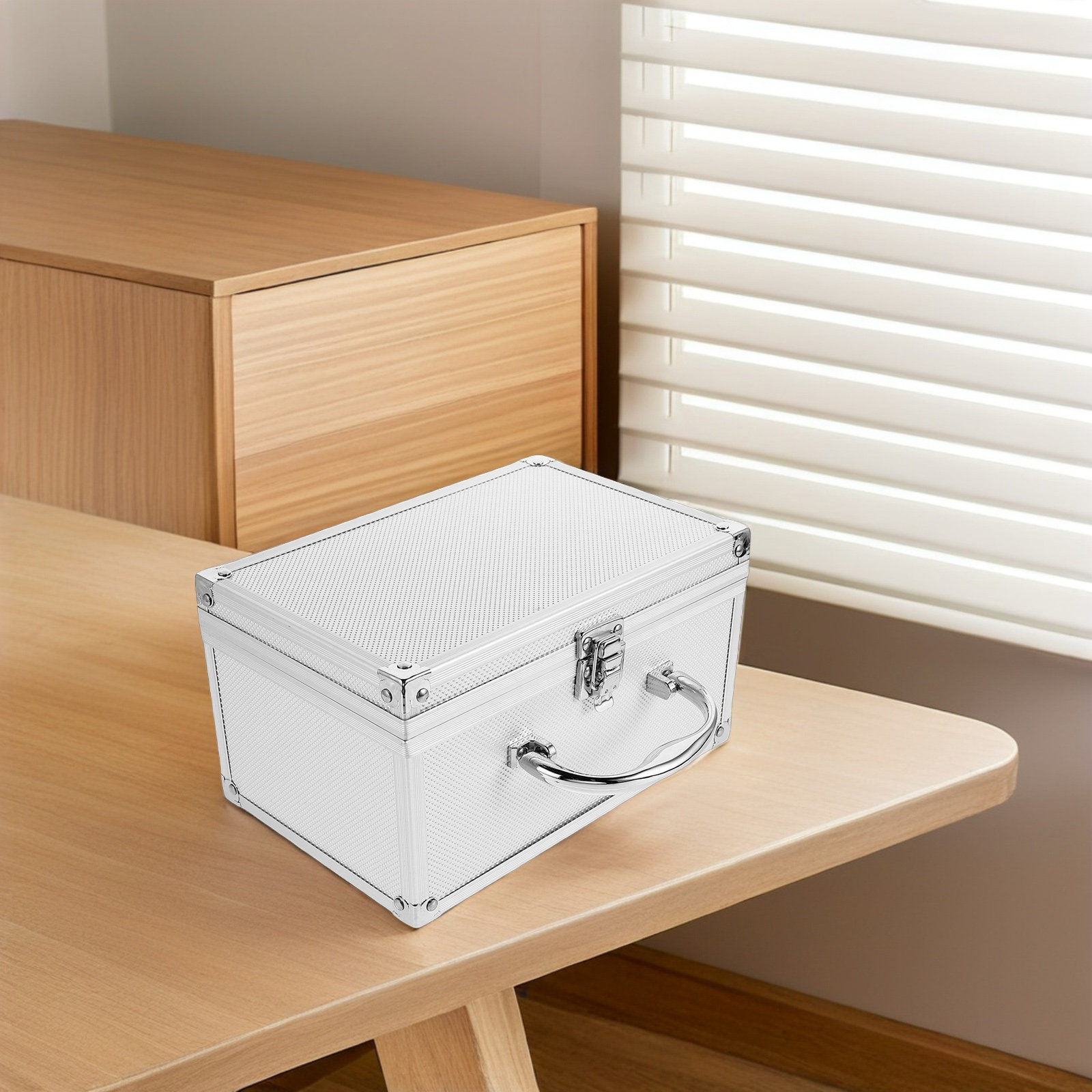 Aluminum Alloy Toolbox Portabl - Power Tools Organizer Diy 评论和价格