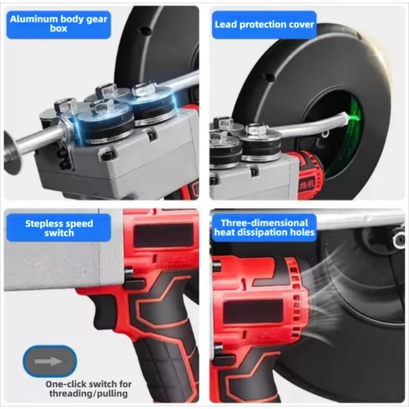 Cordless Cable Threading Machi - Power Tools Excel 评论和价格