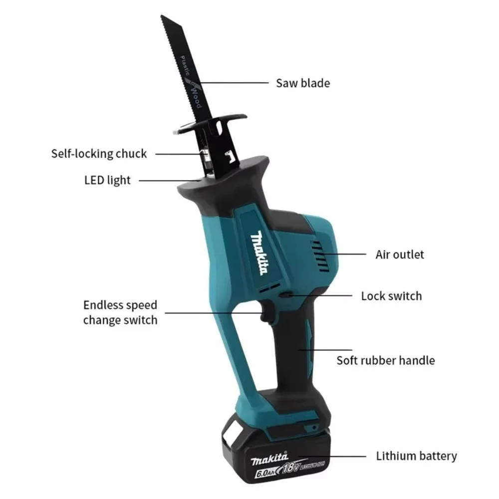 Makita 18V 2025 new Cordless E - Reciprocating Saw Cordless 评论和价格
