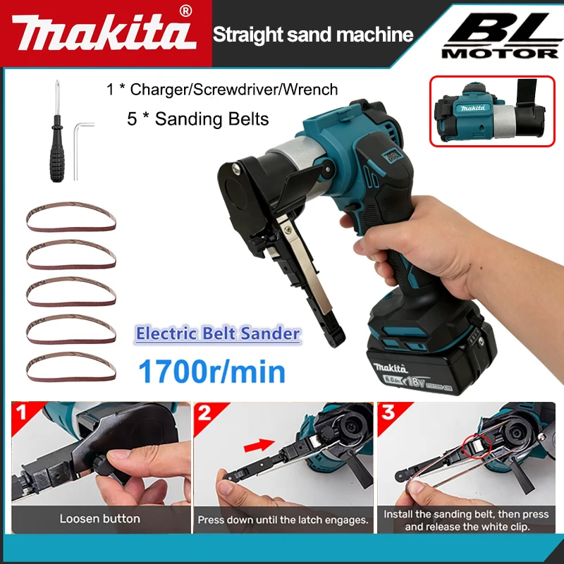 Makita Cordless Brushless Mini - Belt Sander Portable 评论和价格