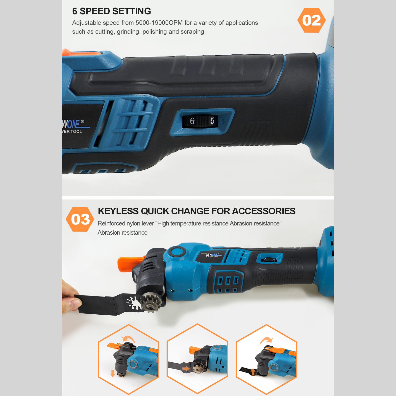 Newone Cordless Multifunction  - Oscillating Multi Tool 评论和价格