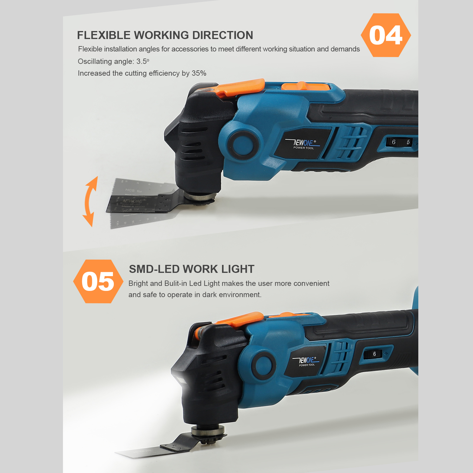 Newone Cordless Multifunction  - Oscillating Multi Tool 评论和价格