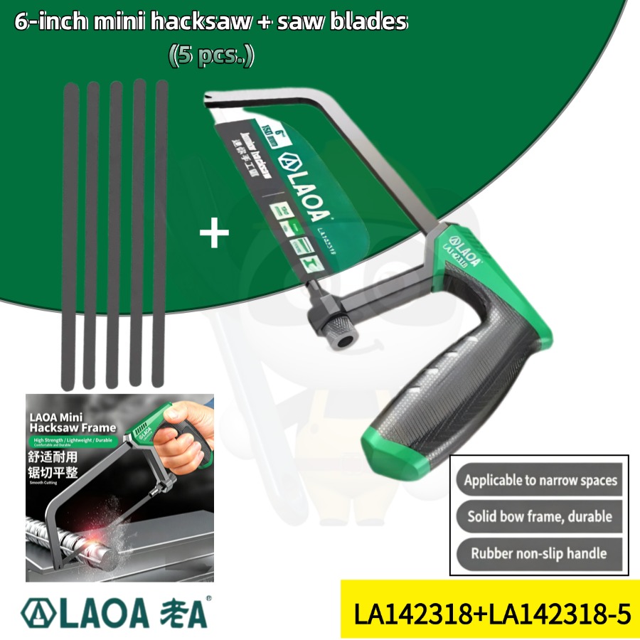LAOA 6Inch Mini Hand Hacksaw W - Oscillating Multi Tool 评论和价格