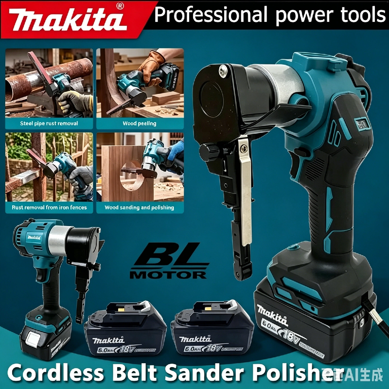 Makita Brushless Cordless Belt - Belt Sander Portable 评论和价格